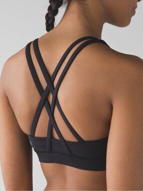 Lululemon Energy Bra Black Size 8